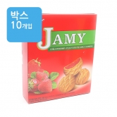 (박스)JAMY 딸기맛 필링 쿠키 200g